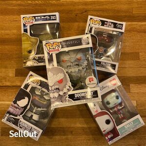 5 Funko Pop! Personal Collection. All included!